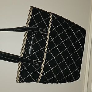 Longaberger - Tan/Black Purse # 1056H
